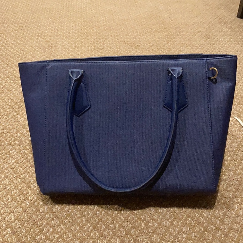 Blue laptop bag